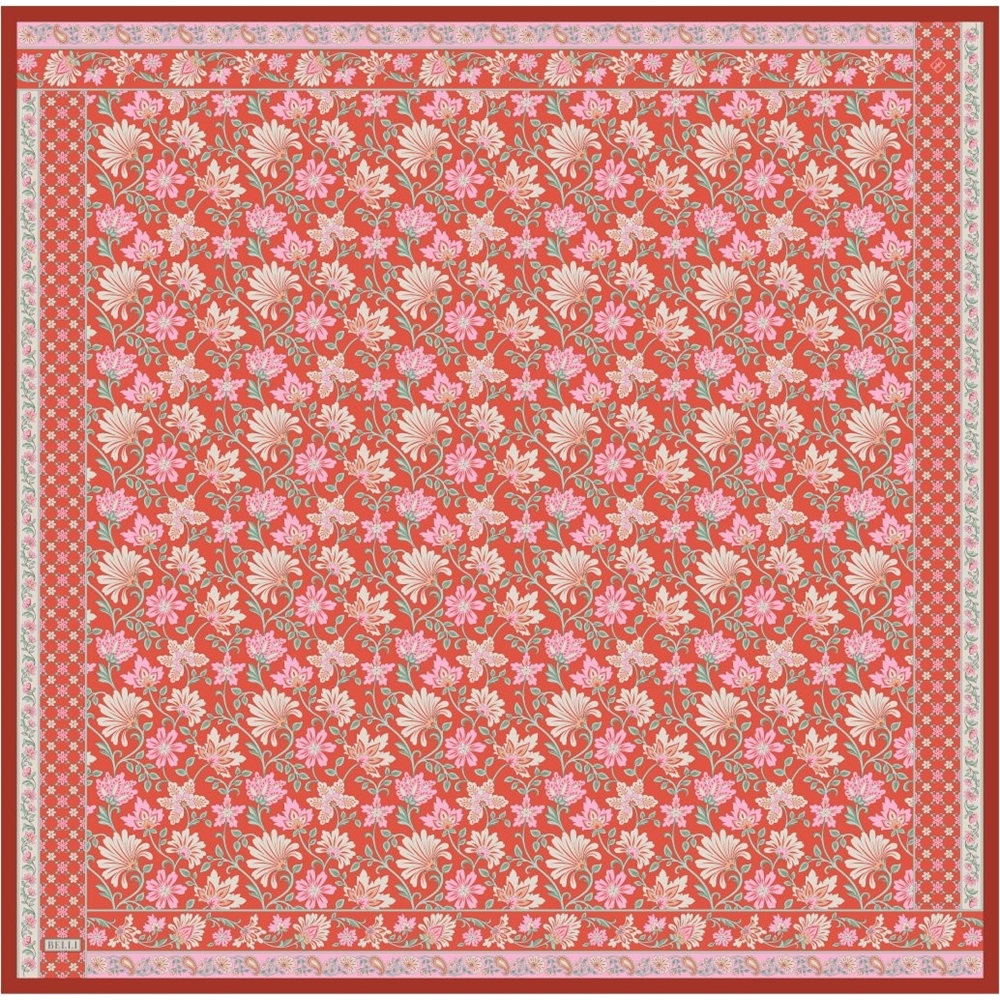 Belli Twill Saf İpek Eşarp 2026 Yaz Sezonu 4314D (T)