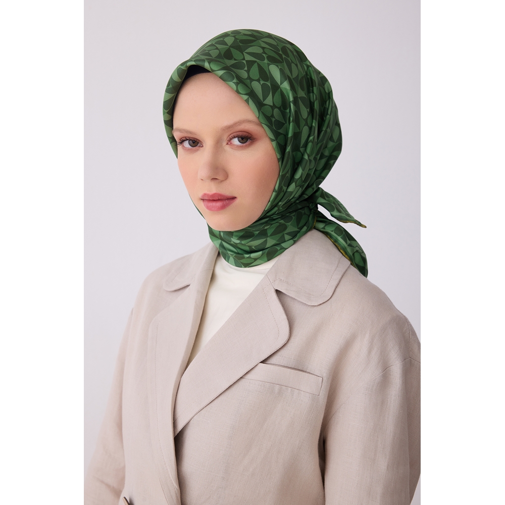 Belli Twill Saf İpek Eşarp 2026 Yaz Sezonu 4322D (T)