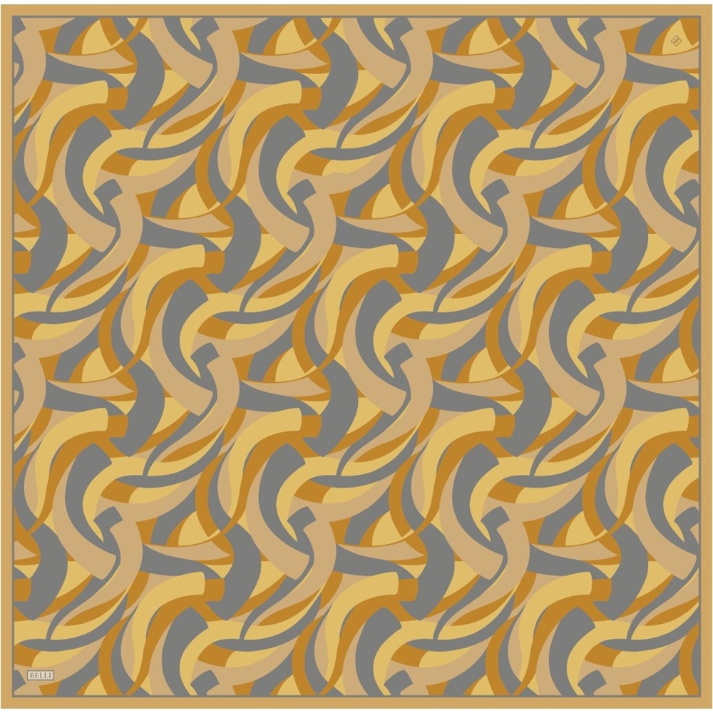Belli Twill Saf İpek Eşarp 2026 Yaz Sezonu 4327D (T) - Renk-56
