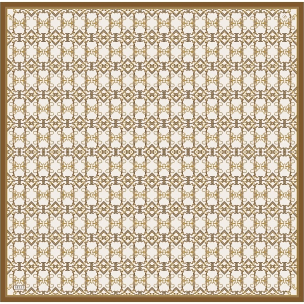 Belli Twill Saf İpek Eşarp 2026 Yaz Sezonu 4328D (T) - Renk-05