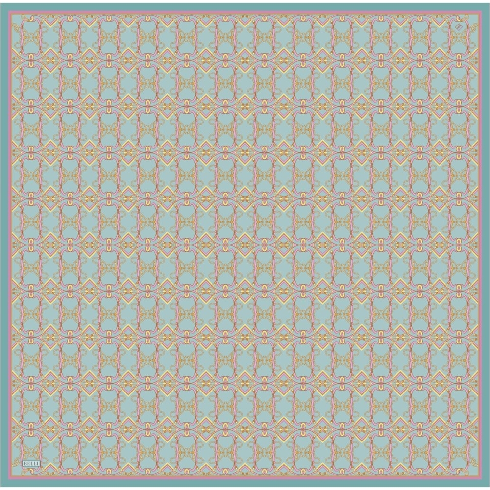 Belli Twill Saf İpek Eşarp 2026 Yaz Sezonu 4328D (T) - Renk-05