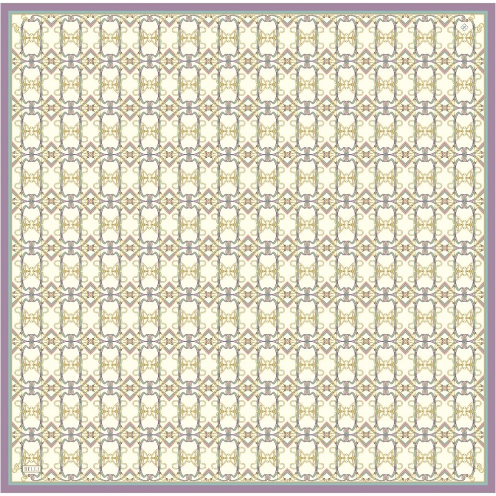Belli Twill Saf İpek Eşarp 2026 Yaz Sezonu 4328D (T) - Renk-05