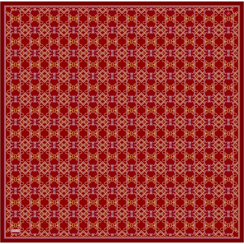 Belli Twill Saf İpek Eşarp 2026 Yaz Sezonu 4328D (T)