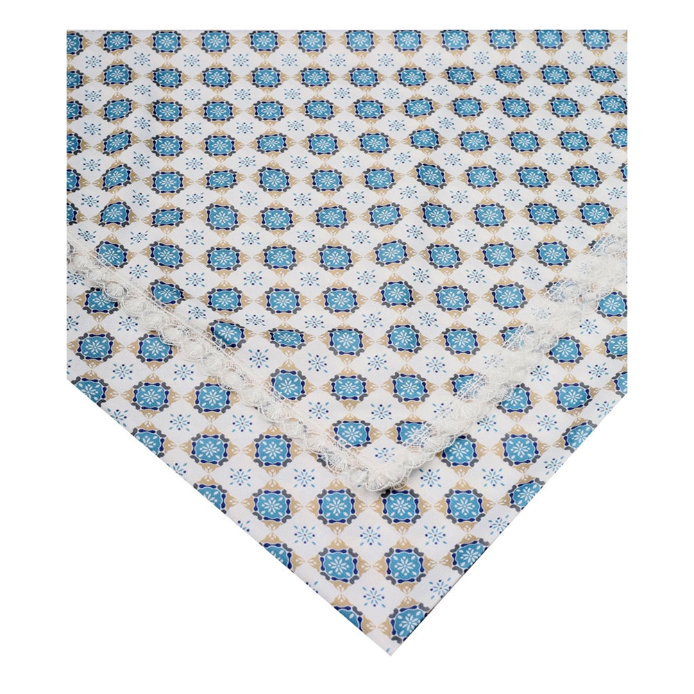 Baysem 200 X 200 cm. Güpürlü Dijital Raşel Sofra Bezi - Masa Örtüsü