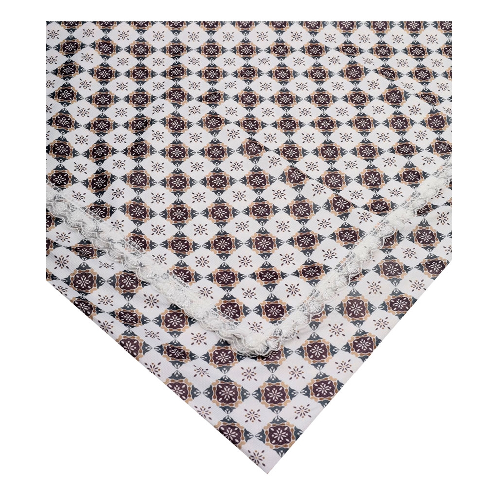 Baysem 200 X 200 cm. Güpürlü Dijital Raşel Sofra Bezi - Masa Örtüsü