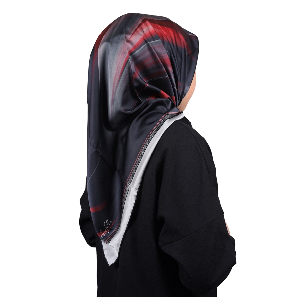 Scarfella Luxer Desenli Rayon Eşarp - Desen-03 - Renk-08