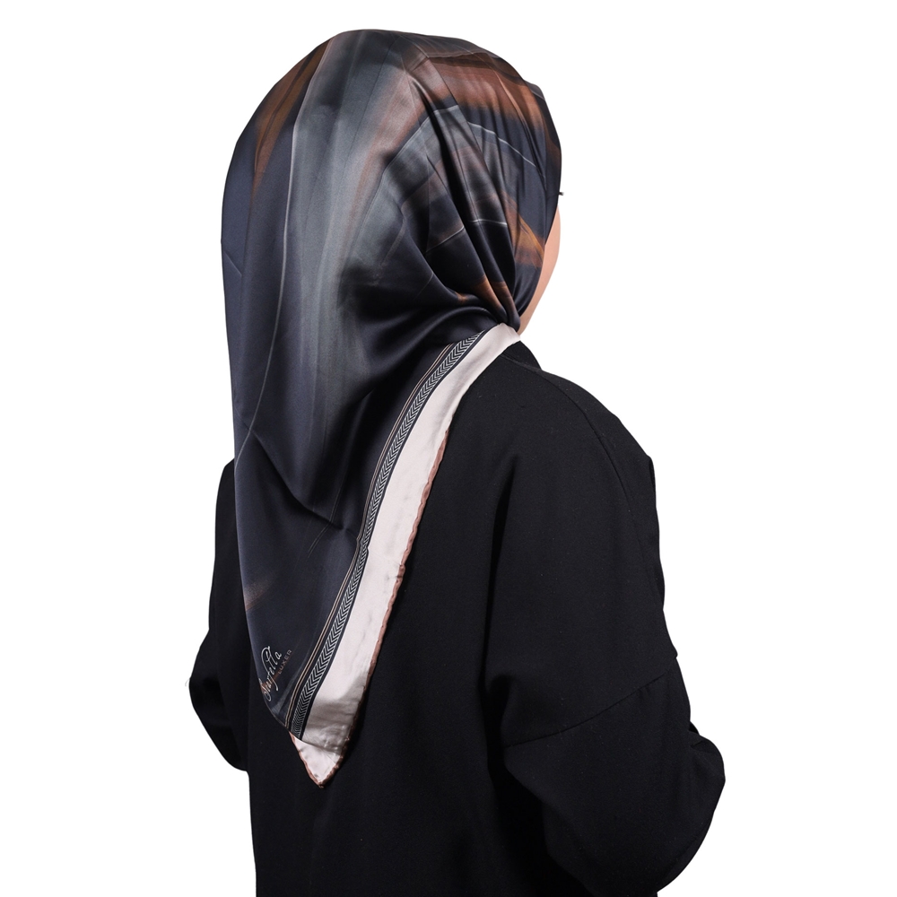 Scarfella Luxer Desenli Rayon Eşarp - Desen-03 - Renk-08