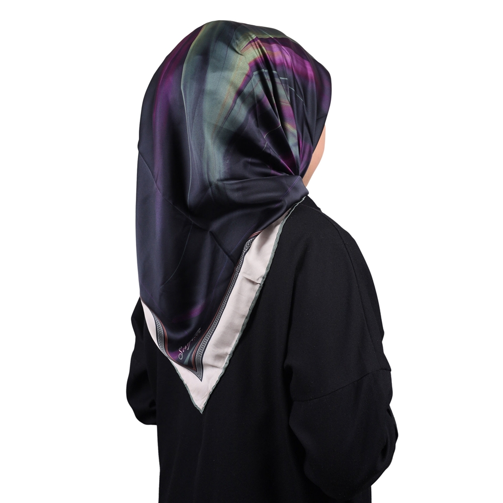 Scarfella Luxer Desenli Rayon Eşarp - Desen-03 - Renk-08