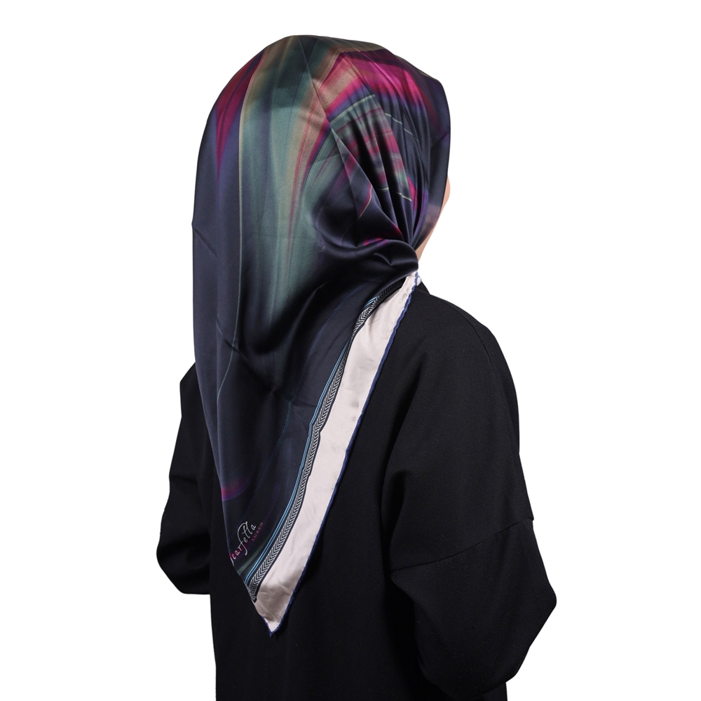 Scarfella Luxer Desenli Rayon Eşarp - Desen-03 - Renk-08