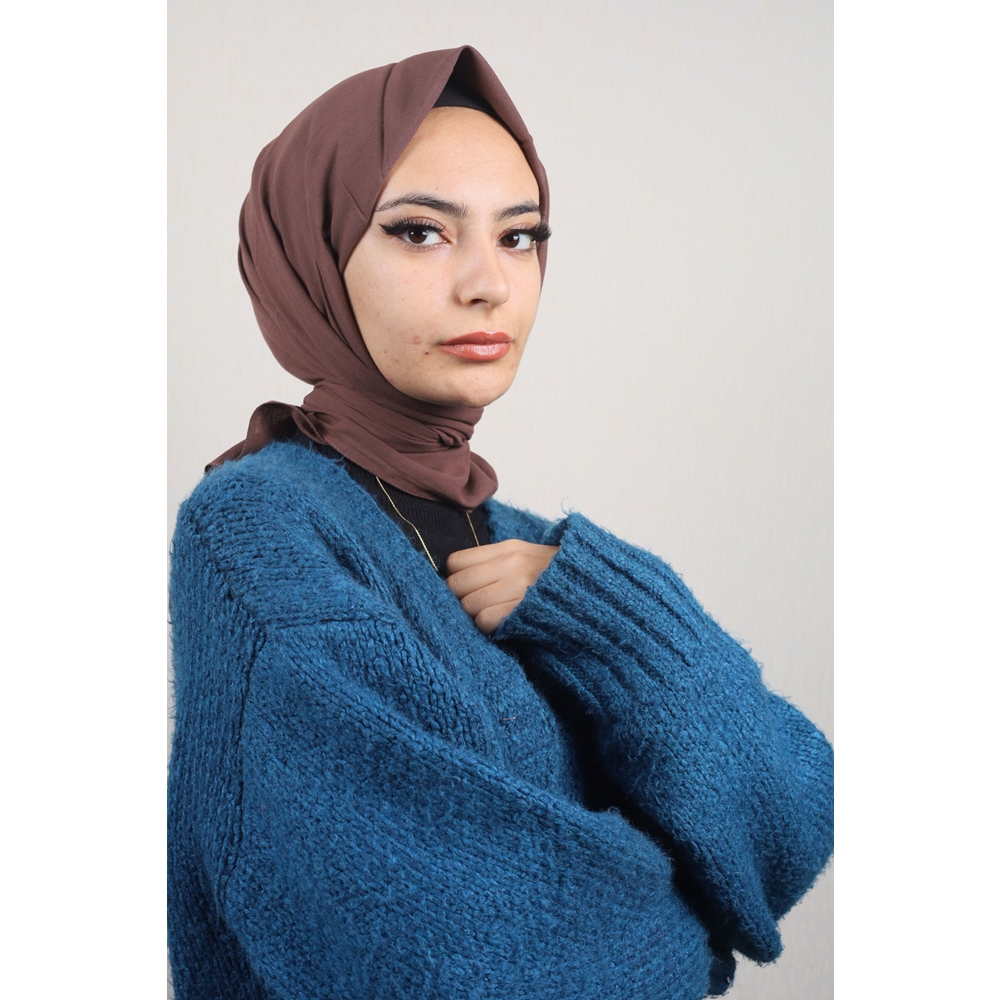 Shawl Secret Düz Renk Coton Eşarp - Desen-01