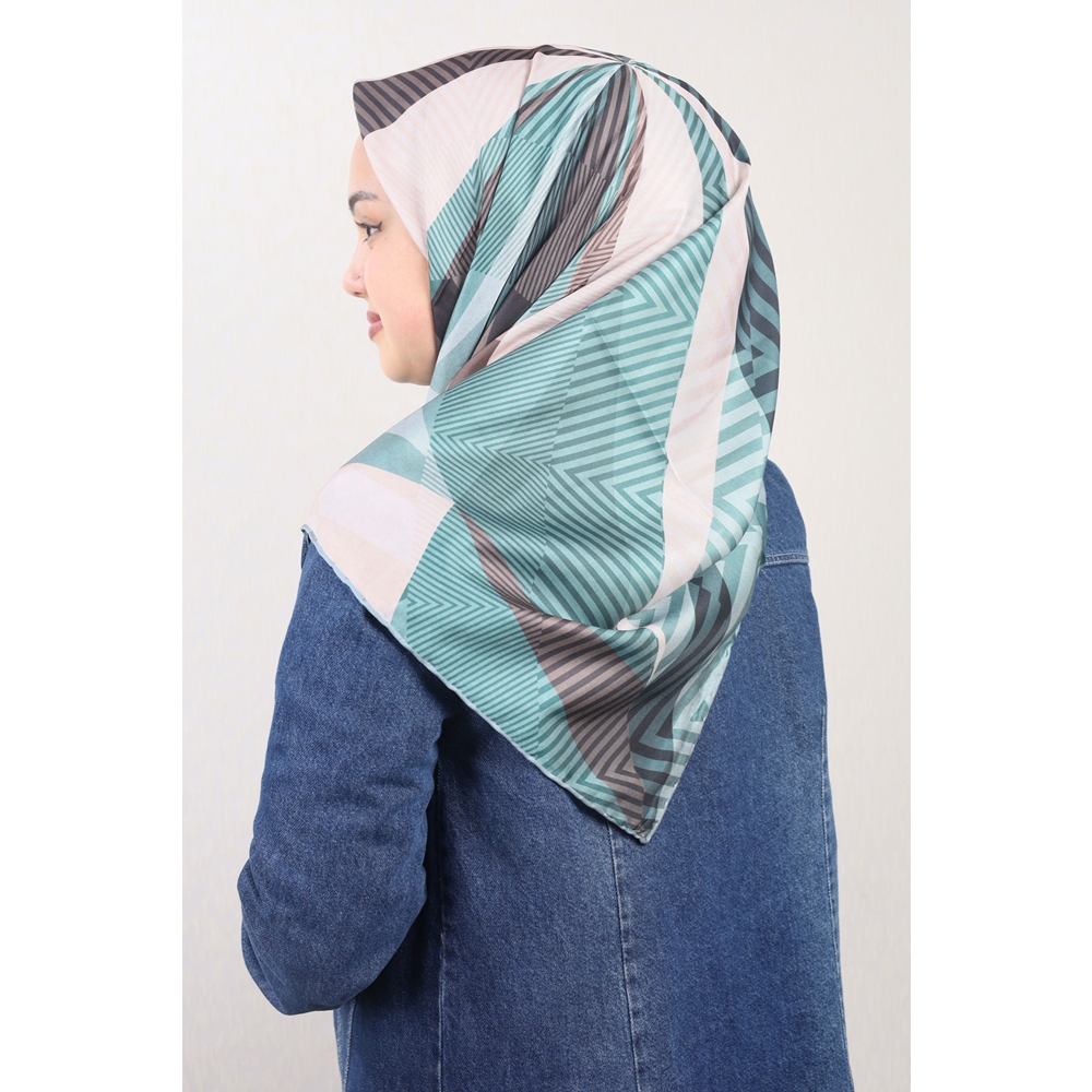 Cazz Scarf Desenli Tivil Eşarp - Desen-02