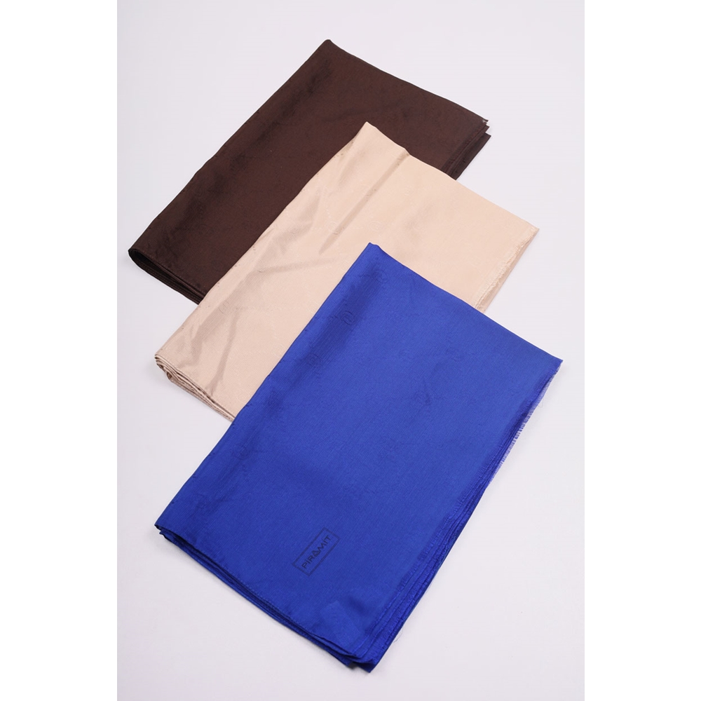 Piramit Monogram Floş Şal - Desen-06