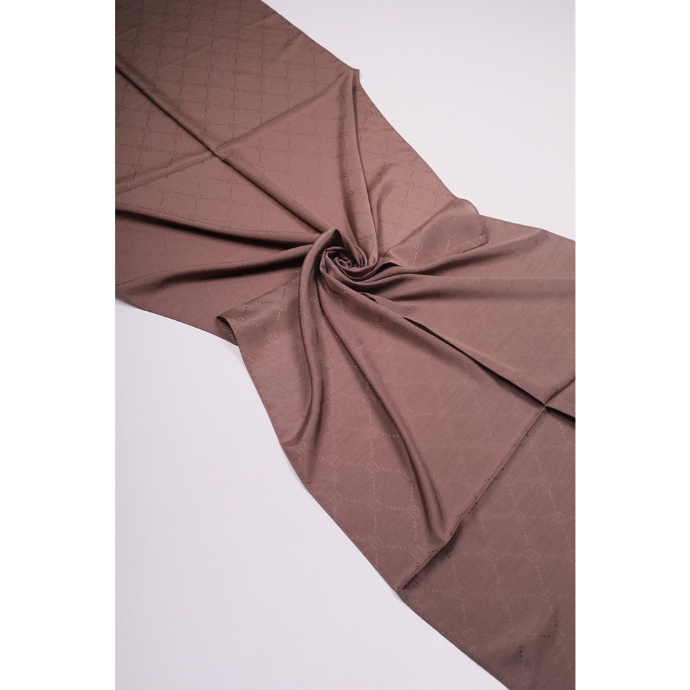Piramit Monogram Floş Şal - Desen-06
