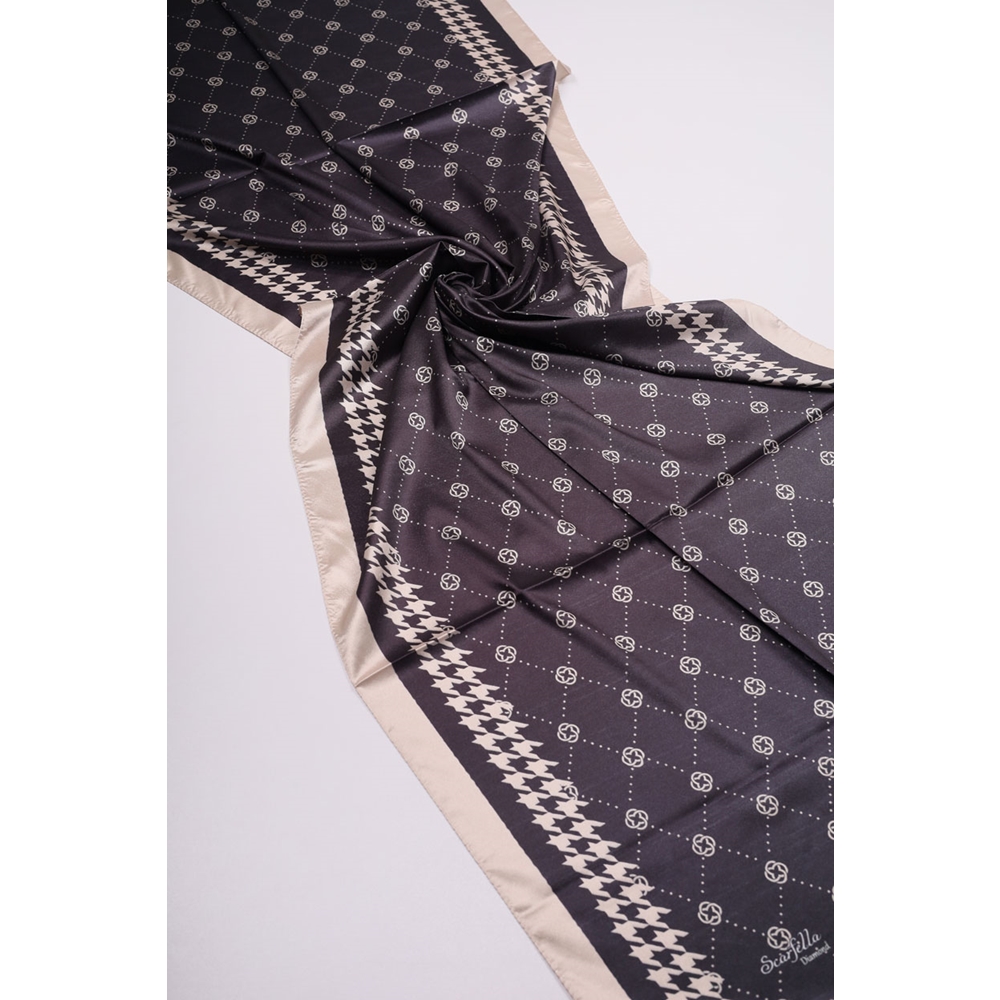 Scarfella Desenli Diamond Şal - Desen-01