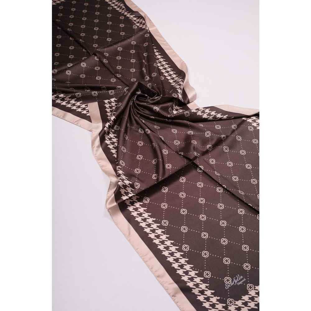 Scarfella Desenli Diamond Şal - Desen-01