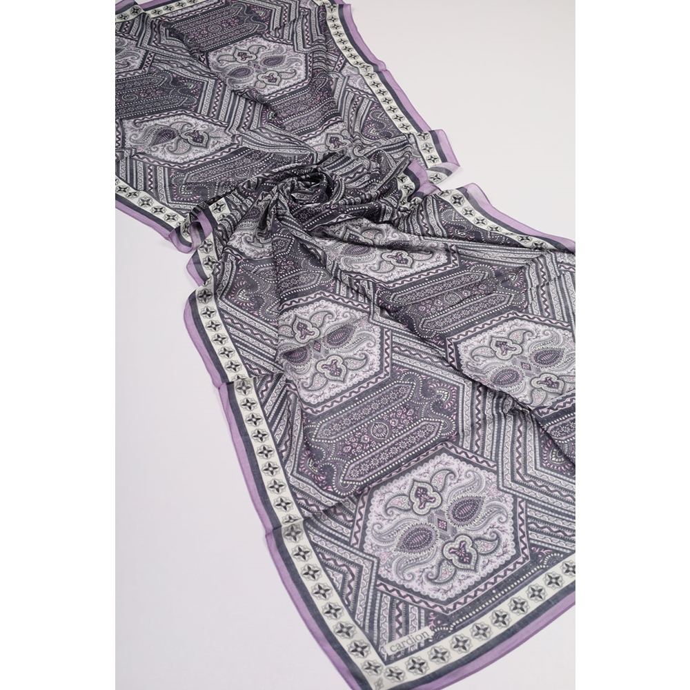 Cardion Desenli Pamuk Modal Şal - Desen-01 - Renk-06