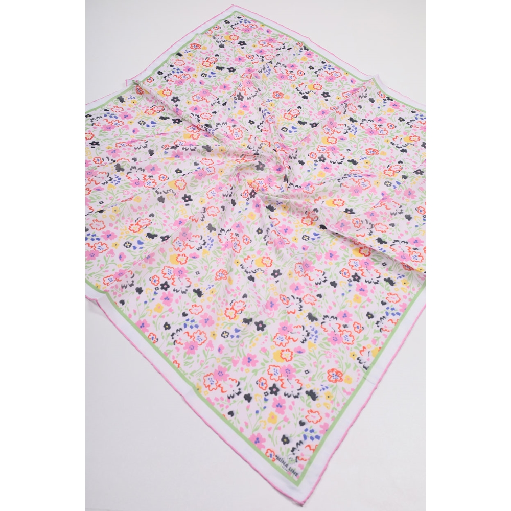 Mina Line Soft El Dikişli Eşarp - Desen-01 - Renk-01
