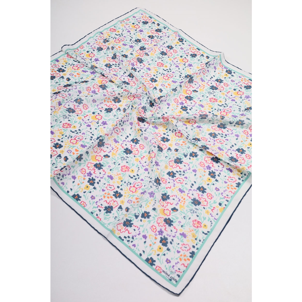 Mina Line Soft El Dikişli Eşarp - Desen-01 - Renk-01