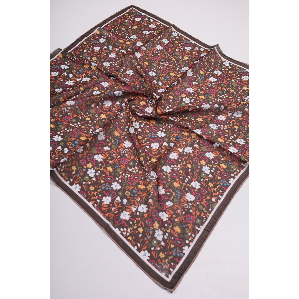 Mina Line Soft El Dikişli Eşarp - Desen-01