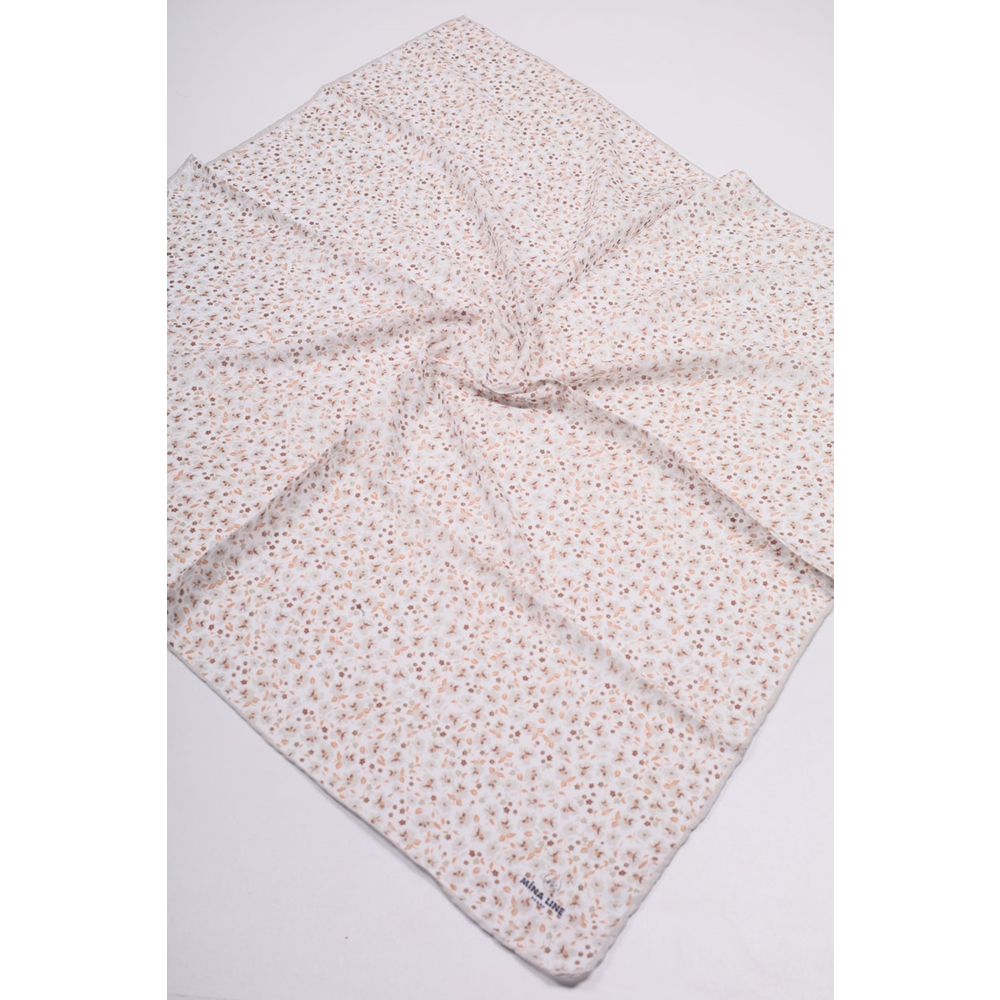 Mina Line Soft El Dikişli Eşarp - Desen-02 - Renk-06