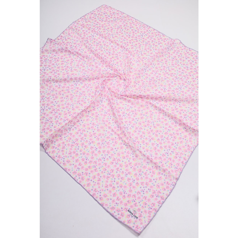 Mina Line Soft El Dikişli Eşarp - Desen-02 - Renk-06