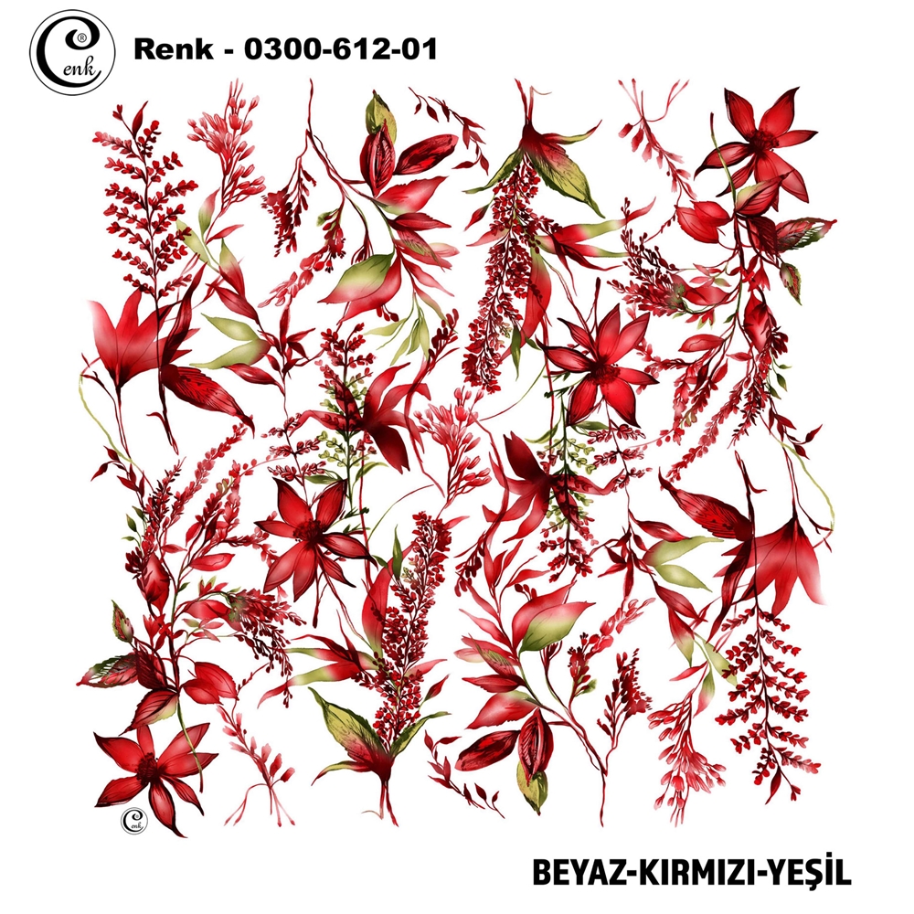 Cenk Desenli Oyalık Yazma - 0300-612 - Renk-01