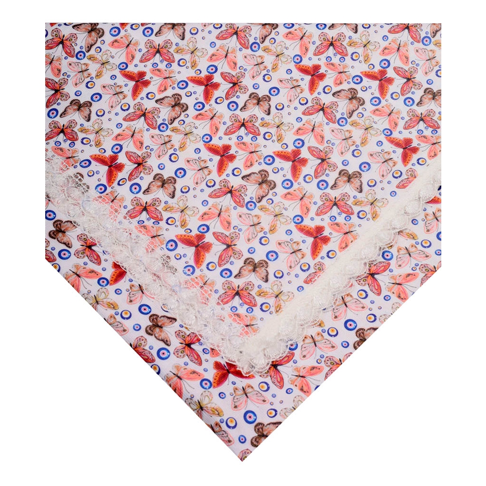 Baysem 150 x 150 cm. Güpürlü Dijital Raşel Masa Örtüsü - Sofra Bezi - Renk-29