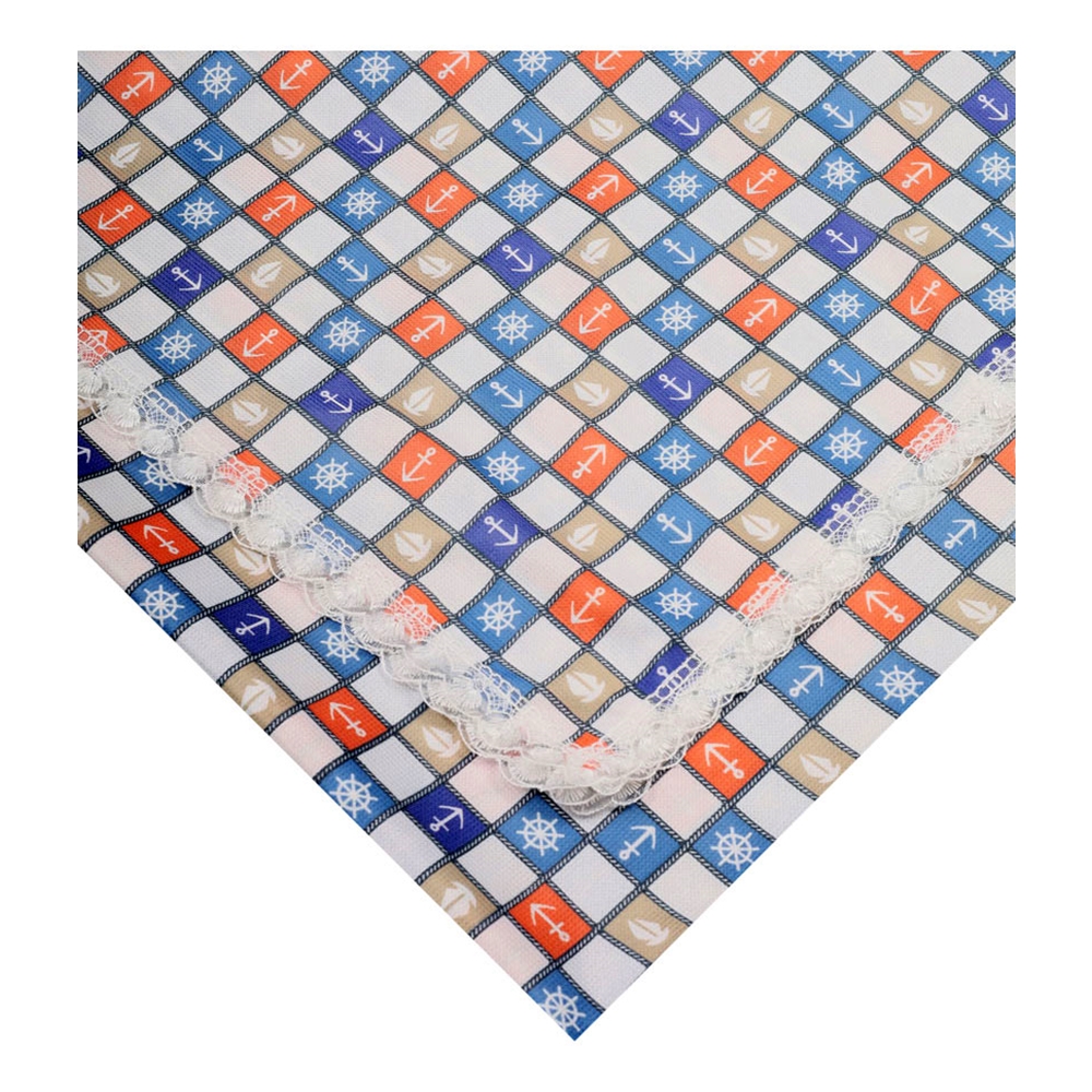 Baysem 150 x 150 cm. Güpürlü Dijital Raşel Masa Örtüsü - Sofra Bezi - Renk-29