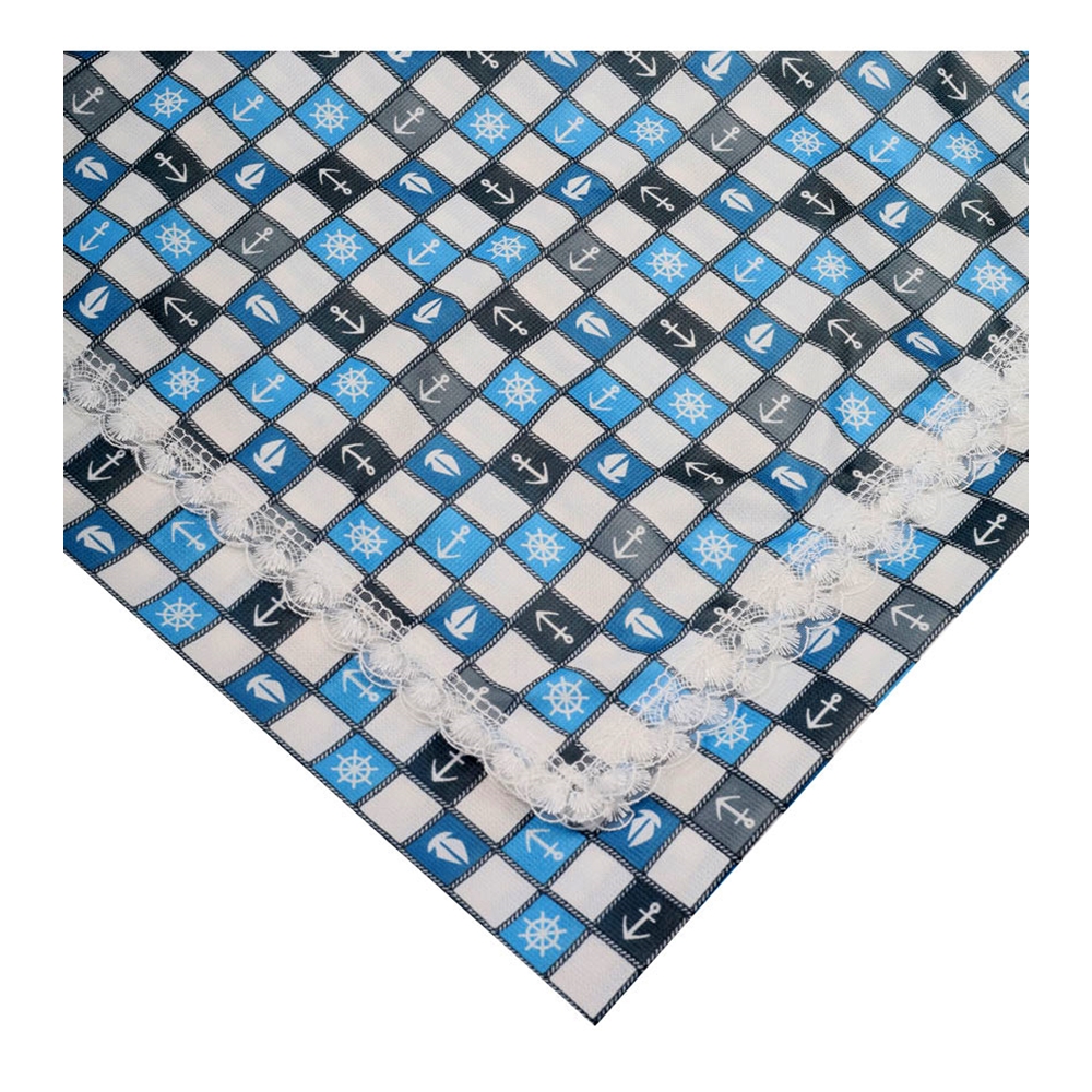 Baysem 150 x 150 cm. Güpürlü Dijital Raşel Masa Örtüsü - Sofra Bezi - Renk-29