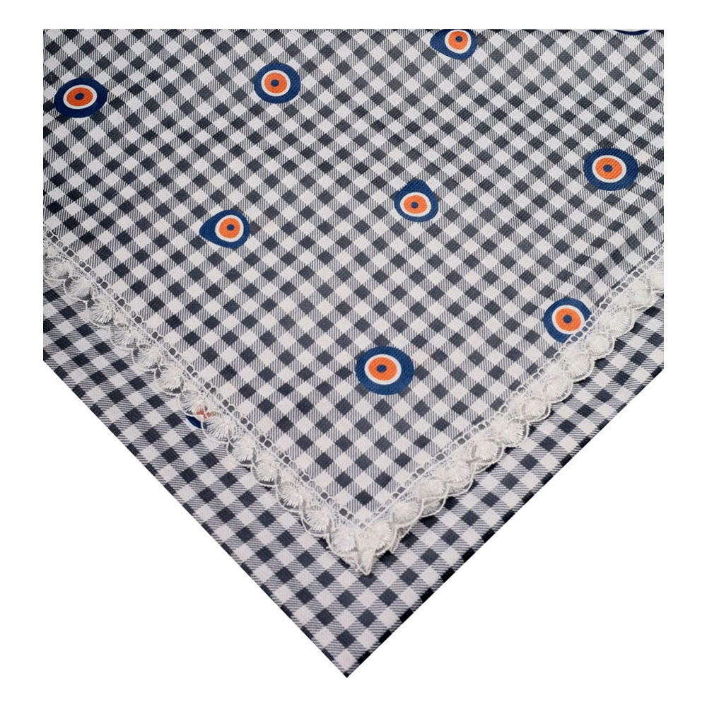 Baysem 150 x 150 cm. Güpürlü Dijital Raşel Masa Örtüsü - Sofra Bezi - Renk-29
