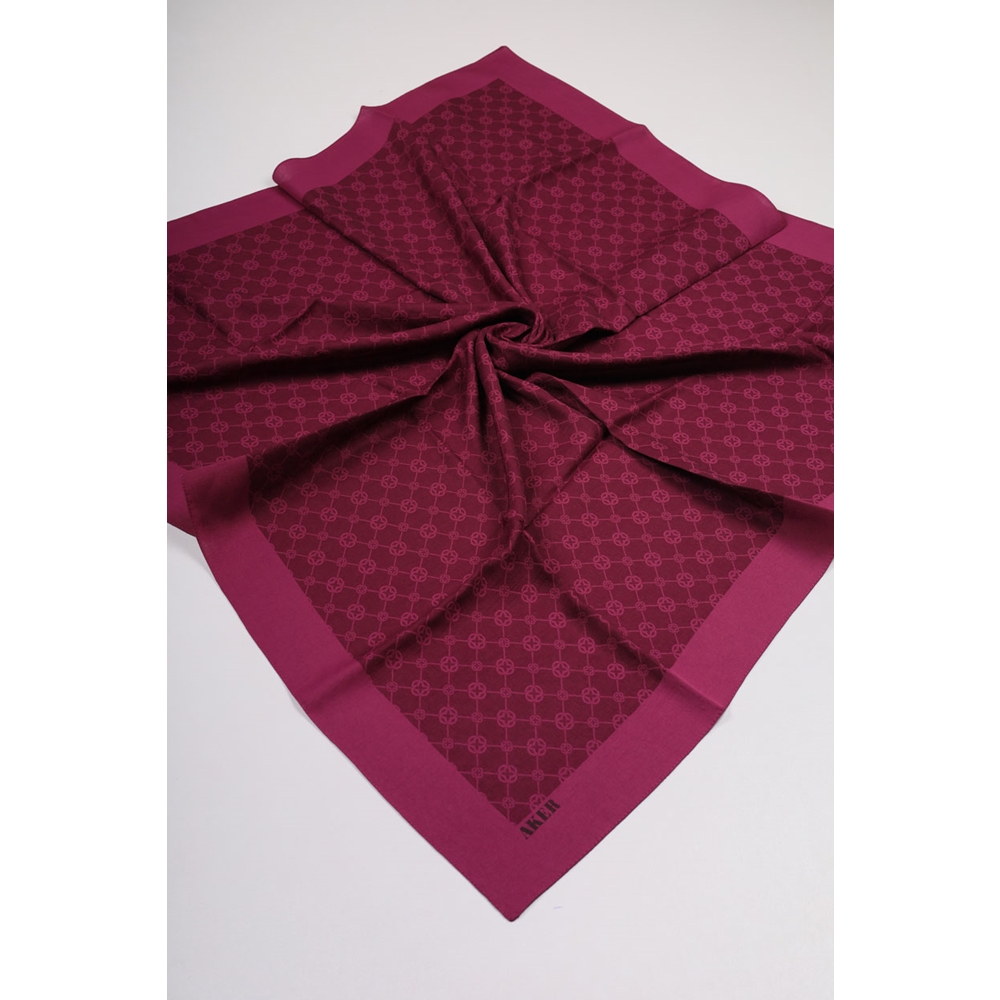 Aker Elegance Monogram Eşarp - Desen-05 - Renk-04