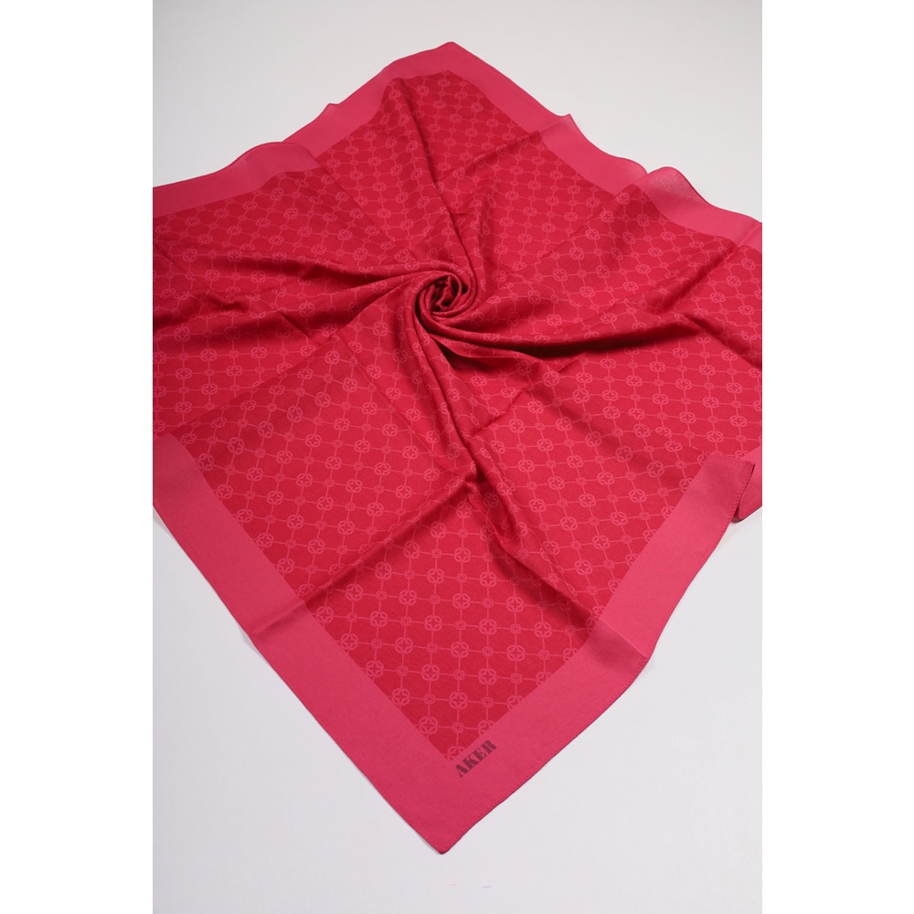 Aker Elegance Monogram Eşarp - Desen-05 - Renk-04