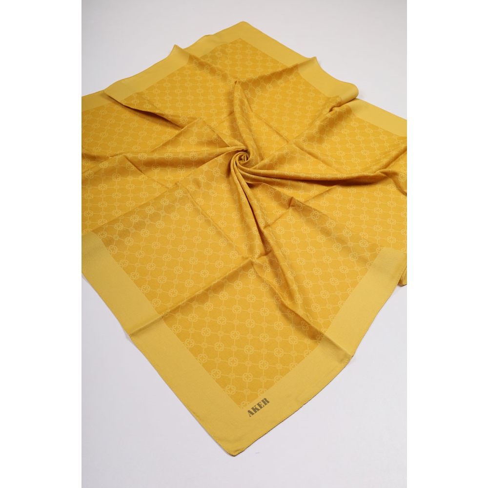 Aker Elegance Monogram Eşarp - Desen-05 - Renk-04