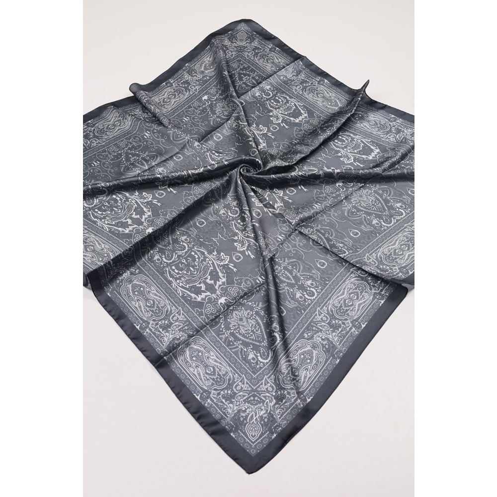 Hint İpek Desenli Vual Eşarp - Desen-03 - Renk-04
