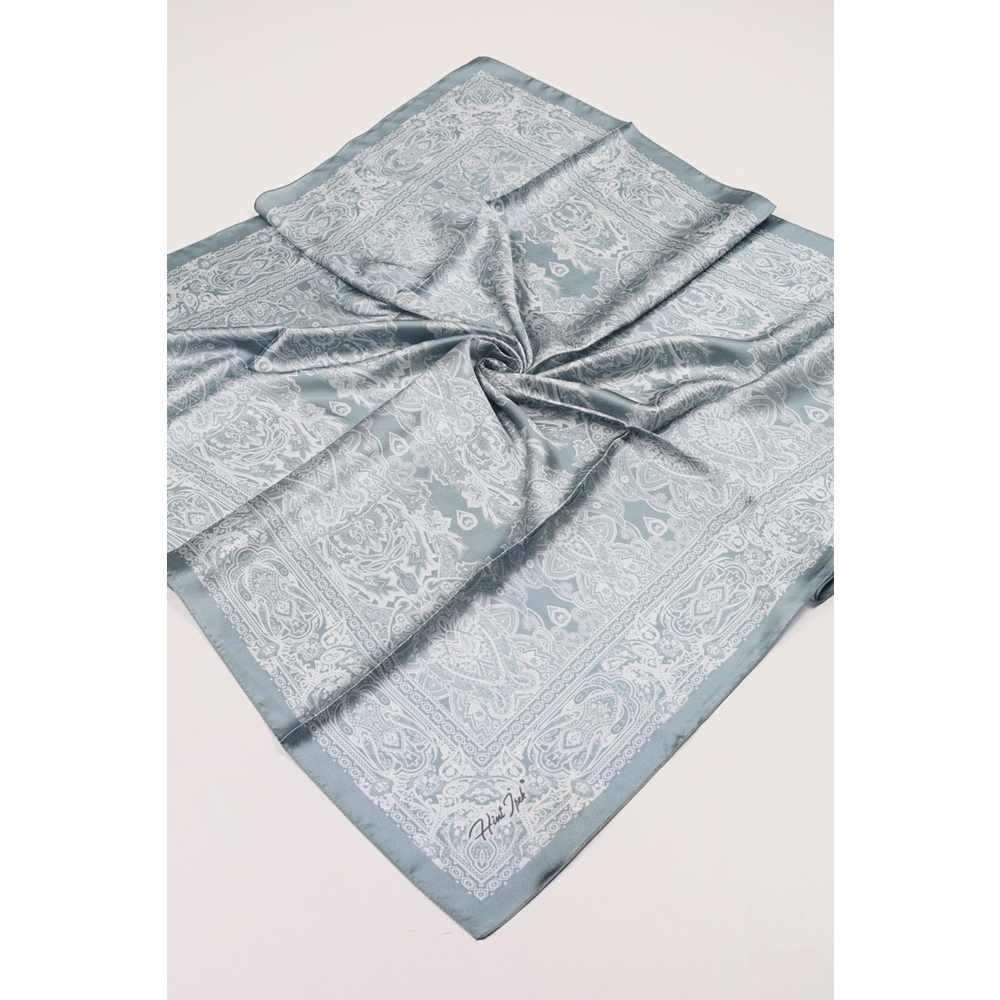 Hint İpek Desenli Vual Eşarp - Desen-03 - Renk-04