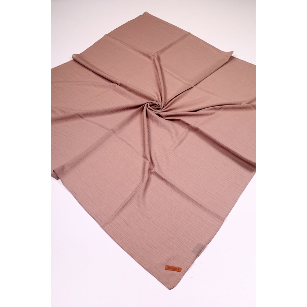 Bonjela Düz Renk Soft Krinkıl Eşarp - Desen-10 - Renk-09
