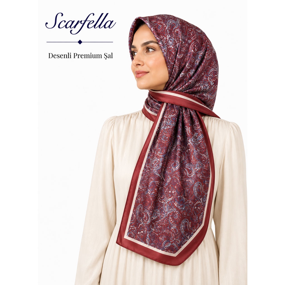Scarfella Desenli Premium Şal - Desen-11