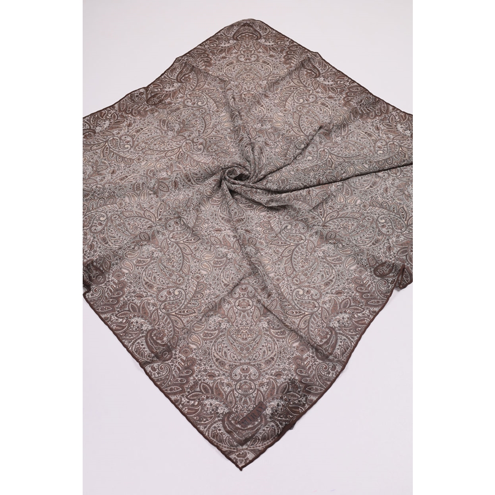 Miray Desenli Krep Eşarp - Desen-01 - Renk-01