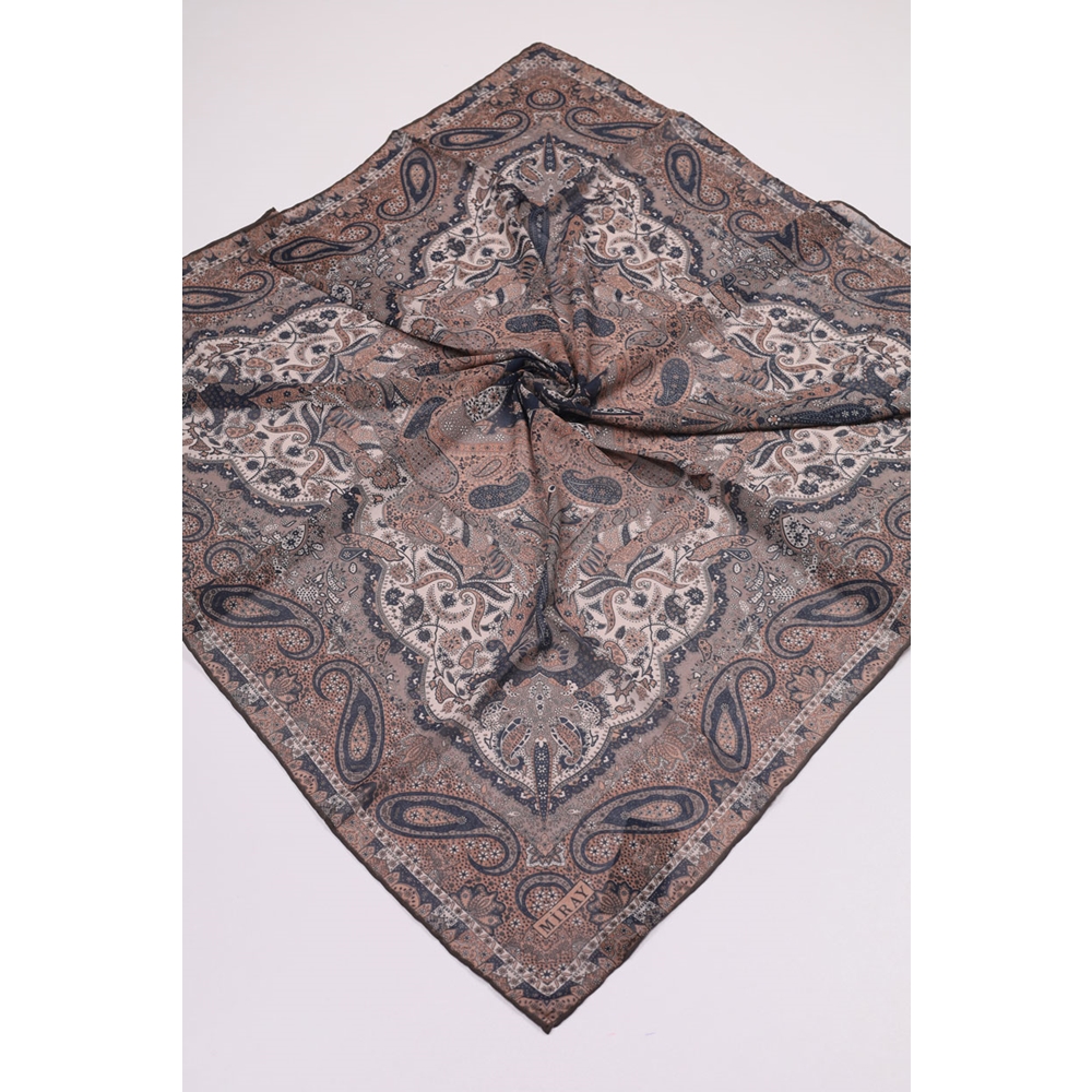 Miray Desenli Krep Eşarp - Desen-02 - Renk-02