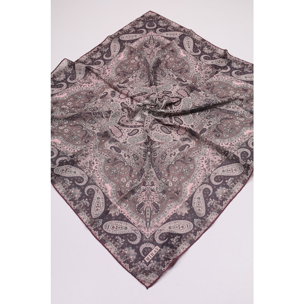Miray Desenli Krep Eşarp - Desen-02 - Renk-02
