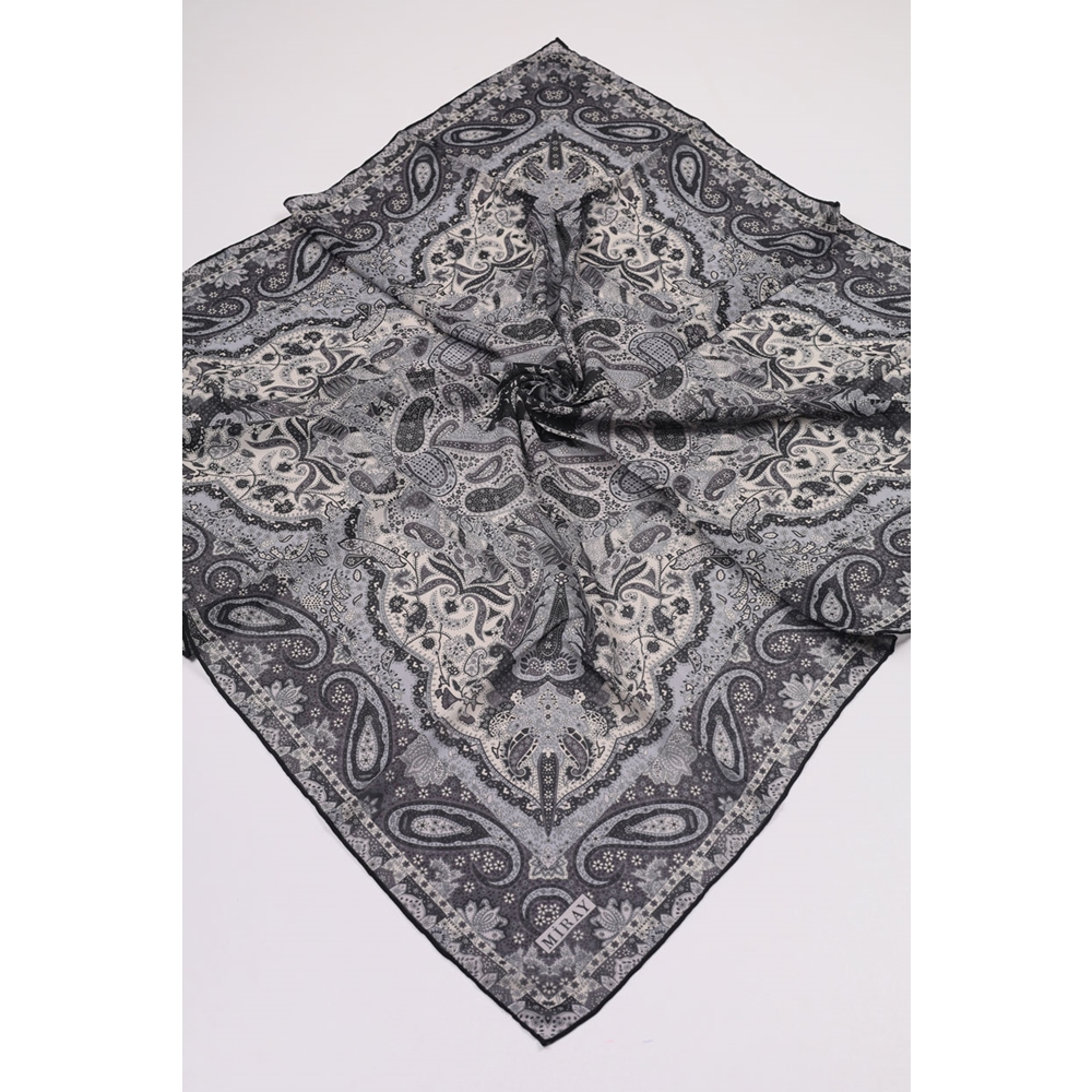 Miray Desenli Krep Eşarp - Desen-02 - Renk-02