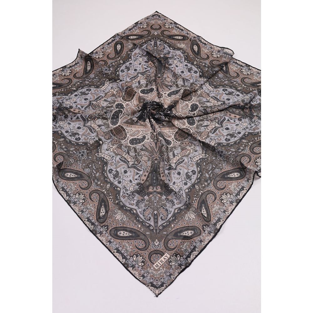 Miray Desenli Krep Eşarp - Desen-02 - Renk-02