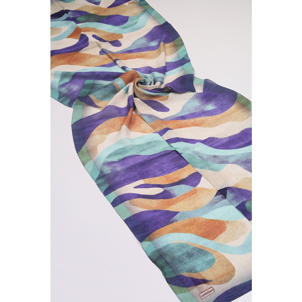 Luvensara Desenli Summer Şal - Desen-01 - Renk-02