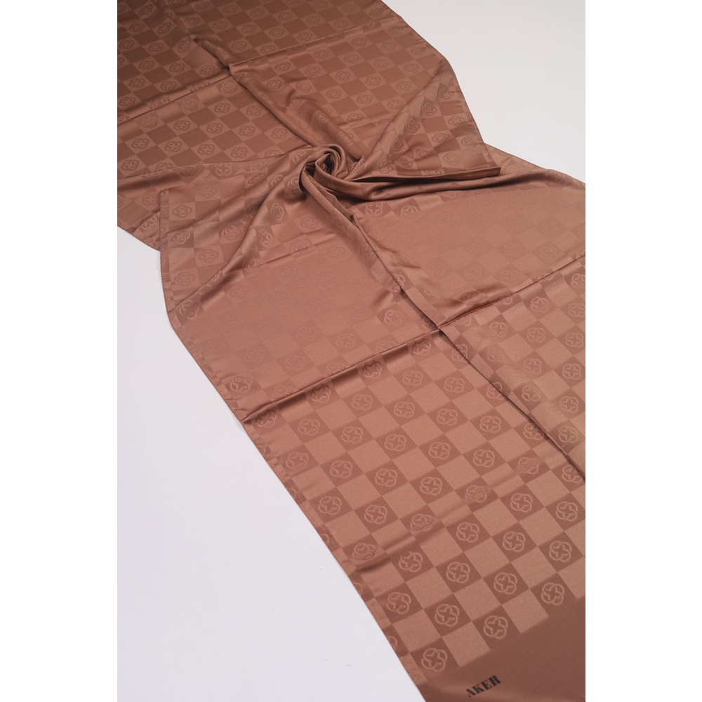 Aker Dama Monogram Şal - Desen-04 - Renk-01