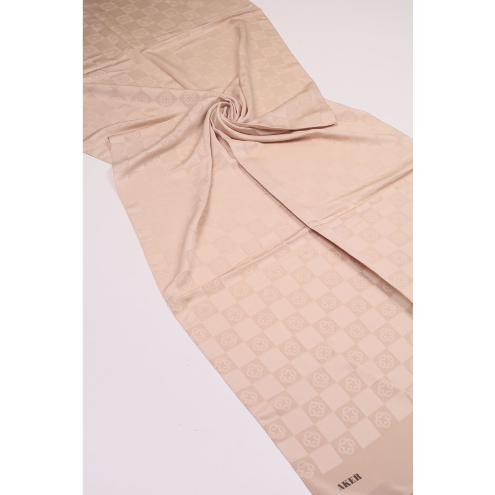 Aker Dama Monogram Şal - Desen-04 - Renk-01