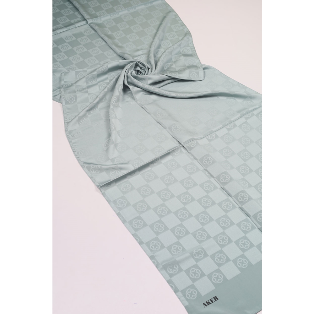 Aker Dama Monogram Şal - Desen-04 - Renk-01