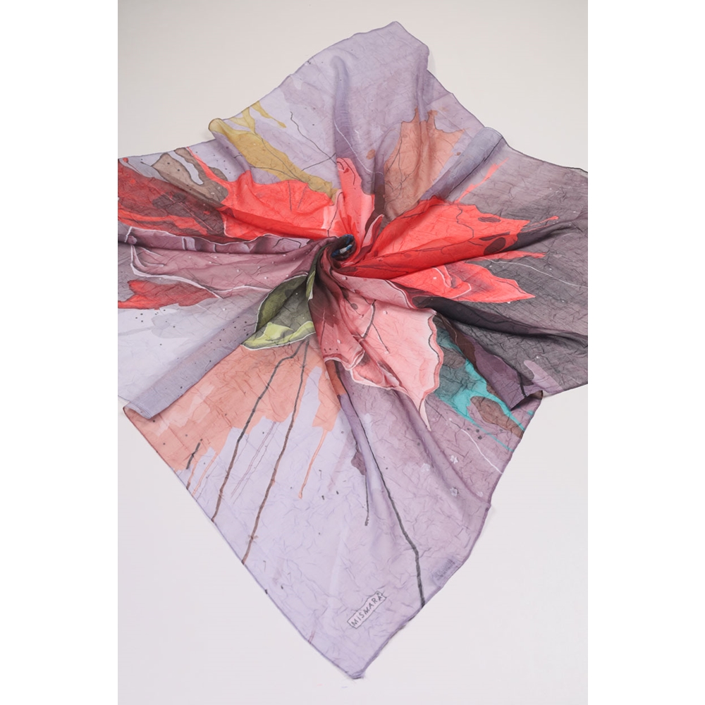 Mismara Desenli Konfor Eşarp - Desen-01 - Renk-01