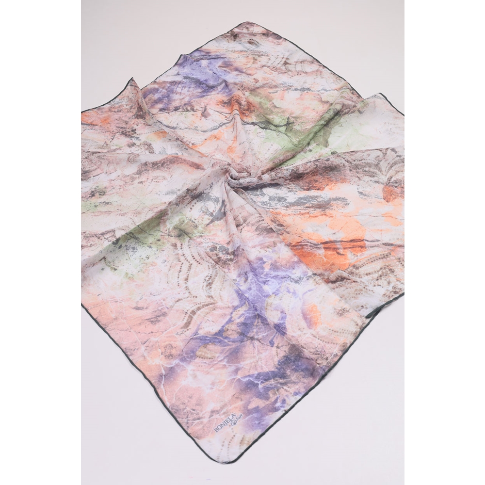 Bonjela Desenli Dijital Soft Eşarp - Desen-03 - Renk-09