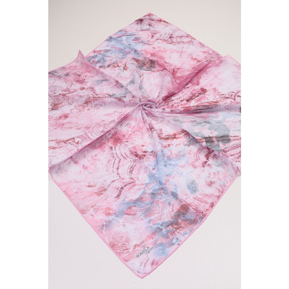 Bonjela Desenli Dijital Soft Eşarp - Desen-03 - Renk-09