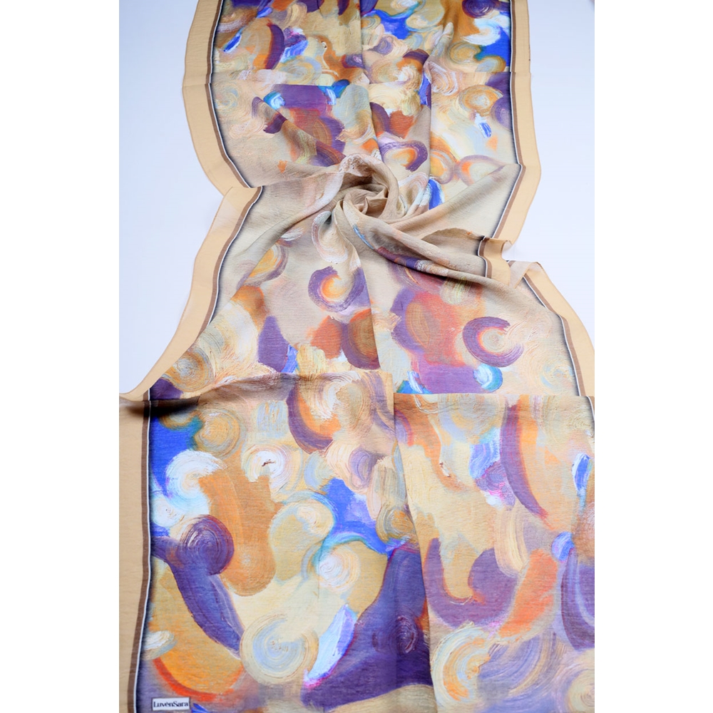 Luvensara Desenli Summer Şal - Desen-03 - Renk-09